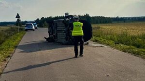 Seria wypadków na Podlasiu. Ranne dzieci, jedna osoba nie żyje