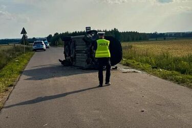 Seria wypadków na Podlasiu. Ranne dzieci, jedna osoba nie żyje
