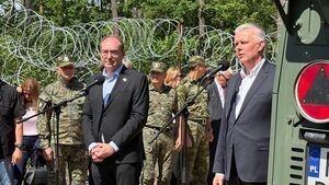 Ministrowie Polski i Niemiec spotkali się na granicy. Wspólnie walczą z migracją