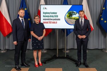 Ponad 202 mln zł na lokalne drogi w Podlaskiem. Ruszył wyścig po dofinansowanie