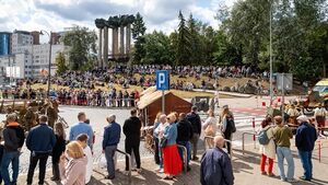 Białystok cofnął się w czasie. Rekonstrukcja bitwy przyciągnęła tłumy