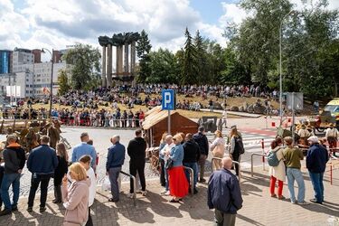 Białystok cofnął się w czasie. Rekonstrukcja bitwy przyciągnęła tłumy