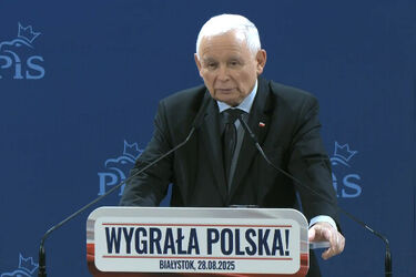 Jarosław Kaczyński w Białymstoku: Musimy przejąć pełnię władzy