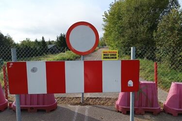 Zamknięto most w Osowcu. Szlaki wodne i piesze są częściowo ograniczone