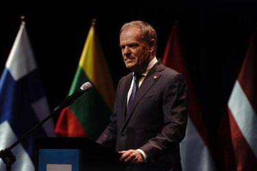 Donald Tusk w Białymstoku. Zapowiedział otwarcie granic