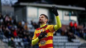 Piękny gol Sergio Lozano. Jagiellonia cudem uniknęła porażki