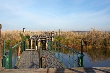 Więcej wody w Narwi. Kładka Waniewo-Śliwno ponownie dostępna dla turystów