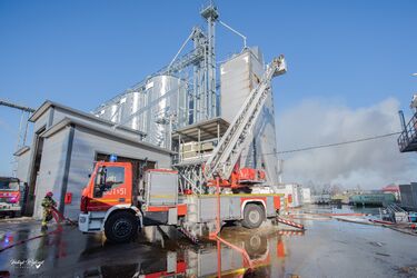 Suszarnia stanęła w ogniu. Straty sięgają miliona złotych