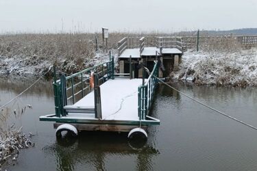 Kładka Waniewo-Śliwno ponownie zamknięta. Tym razem na okres zimowy