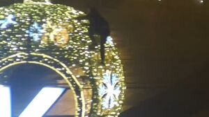 Wspinał się na dekoracje w centrum. Trafił do aresztu