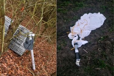 Kolejne balony z papierosami na podlaskim niebie. Przechwycono 7 tys. paczek