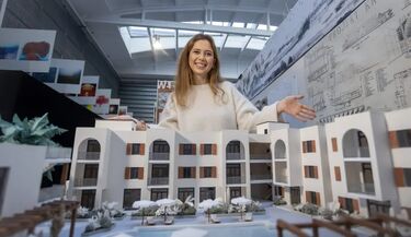 Białostoczanka zaprojektowała budynek, który powstaje na pustyni w Egipcie