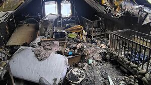 7-osobowa rodzina została bez dachu nad głową. Pożar zniszczył wszystko