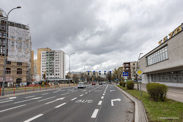 Utrudnienia na al. Piłsudskiego w Białymstoku. Jeden pas będzie zamknięty