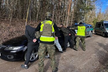 Przerwana próba przemytu ludzi. Zatrzymano dwóch obywateli Ukrainy