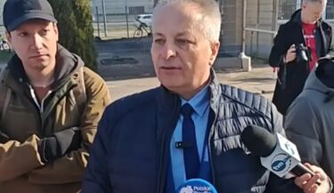 Emocje przed zakładem Biaglass. Poszło o warunki zakończenia pracy