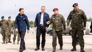 "Tarcza Wschód". Cezary Tomczyk z amerykańską delegacją w Podlaskiem