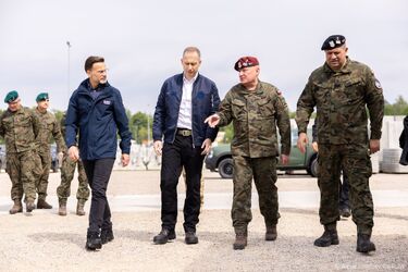 "Tarcza Wschód". Cezary Tomczyk z amerykańską delegacją w Podlaskiem