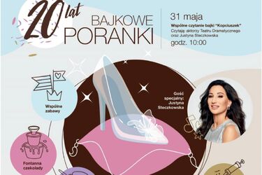 Bajkowe Poranki świętują 20 lat. W programie Justyna Steczkowska i „Kopciuszek”