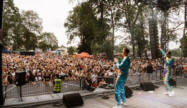 73. Urodziny Zabłudowa. Na scenie Skolim, Ronnie Ferrari i Łobuzy