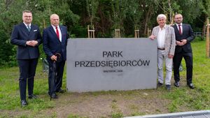 Białystok ma nowy park. To hołd dla ludzi, którzy zmieniali polską gospodarkę