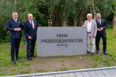Białystok ma nowy park. To hołd dla ludzi, którzy zmieniali polską gospodarkę
