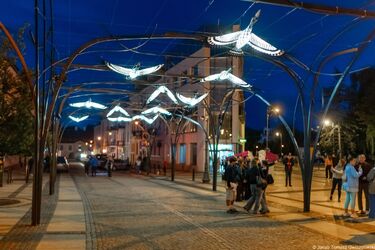 Wieczór pod żurawiami. Ulica Kilińskiego zamieni się w parkiet