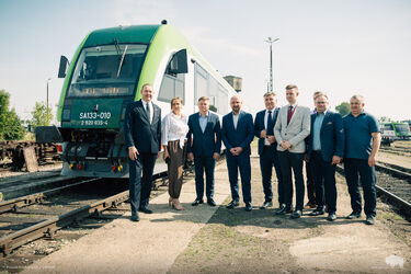 Pierwszy zmodernizowany szynobus wrócił na podlaskie tory