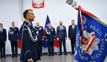 Nowy komendant podlaskiej policji. Mariusz Kryszkowski objął stanowisko