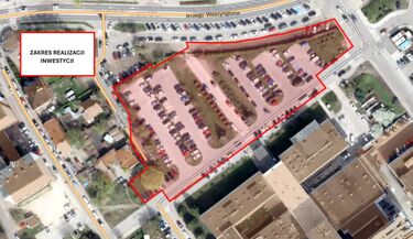 Utrudnienia przy UDSK. Parking przed głównym budynkiem zostanie zamknięty