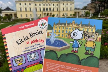 „Tu jest jak w bajce!” Kicia Kocia odwiedziła Białystok