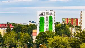 Dwa ogórki z ważnym przesłaniem. W Białymstoku powstał nowy mural 