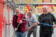 Wielkie malowanie. Za wałki wzięło się m.in. szefostwo Jagi i stadionu