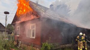Tragiczny pożar domu w Podlaskiem. Strażacy odnaleźli ciało mężczyzny