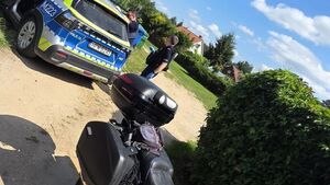 Uciekał motocyklem przed policją. Powód zaskoczył nawet funkcjonariuszy