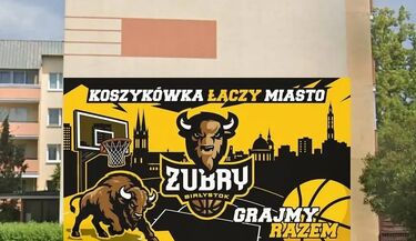 Udało się! Kibice zebrali pieniądze na mural Żubrów Białystok