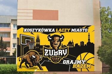 Udało się! Kibice zebrali pieniądze na mural Żubrów Białystok