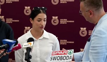 Buty Ewy Swobody trafiły do Galerii Białostockiego Sportu. „Aż mnie zatkało”
