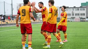 Jagiellonia II odwróciła losy derbów. ŁKS Łomża pokonany