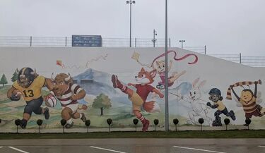 Na Chorten Arenie pojawił się mural za 35 tys. zł. Co przedstawia?