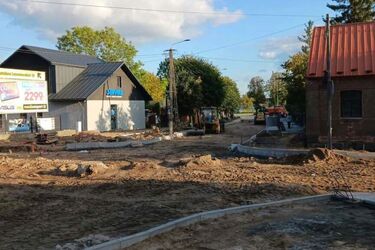 Sokółka przebudowuje ul. Wyszyńskiego. Prace potrwają do listopada