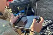 Pakunek na cysternie z olejem napędowym. Policja zabezpiecza bocznicę