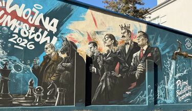Nowy mural w mieście. Ma zachęcać do picia białostockiej kranówki