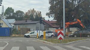 Utrudnienia na ul. Sokólskiej. Remont mostku nad Białą