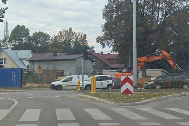 Utrudnienia na ul. Sokólskiej. Remont mostku nad Białą