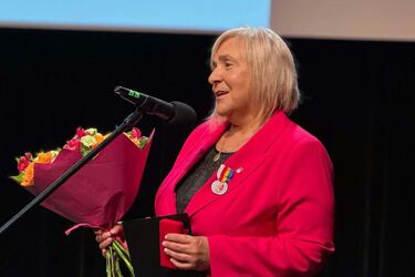 Prezes łomżyńskiego ZNP z Odznaką Honorową Województwa Podlaskiego