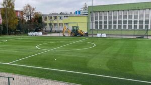 Orlik w Sokółce przechodzi przebudowę. Boisko piłkarskie już gotowe