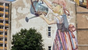 Znany białostocki mural niszczeje. Miasto szuka pieniędzy na odnowienie