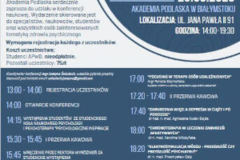 Konferencja Naukowa - Nowe Horyzonty w Psychologii i Psychoterapii