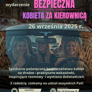 Prelekcja „Bezpieczna kobieta za kierownicą”